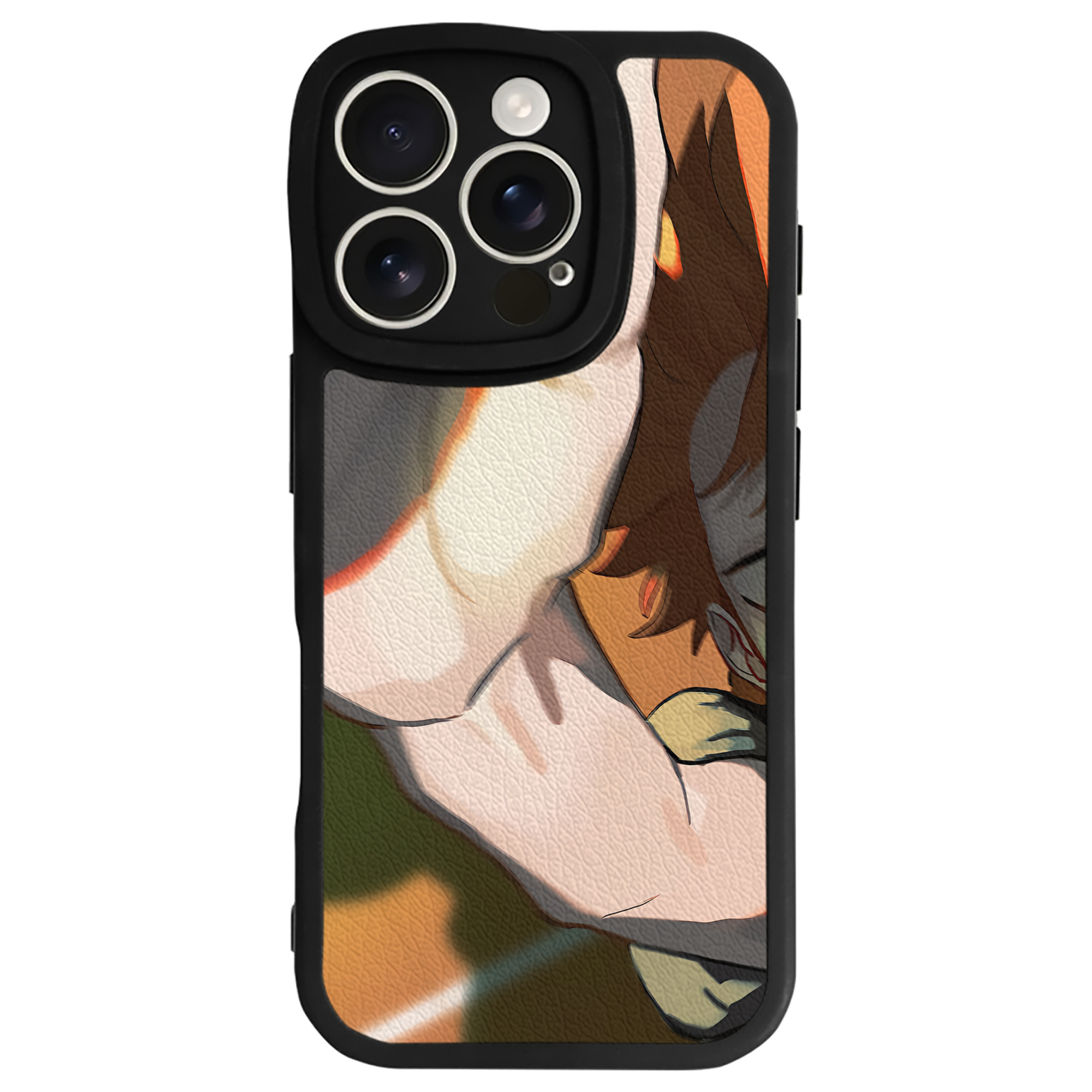 （画像用） ハイキュー!! Haikyu!! 【iPhone 16シリーズ対応】シリコンスマホケース（レザー調） 材質：シリコン